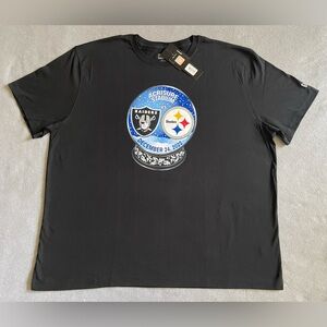 New Era NFL Acrisure Stadium T-Shirt Raiders vs Steelers 2022  Size 3XL NWT